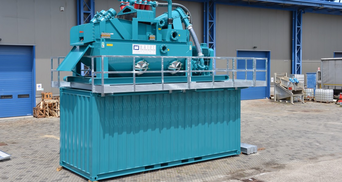 Desander For Bentonite Muds, Double Passage