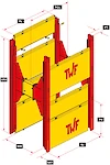 TWF Double Slide Rail XL