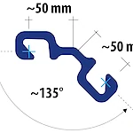 Sheet Pile Connection Profile LLS135